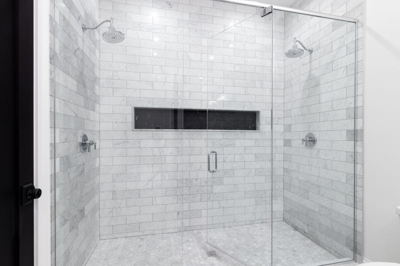 Marble Tile Shower Design